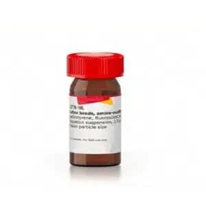 Latex beads, amine-modified polystyrene, fluorescent red