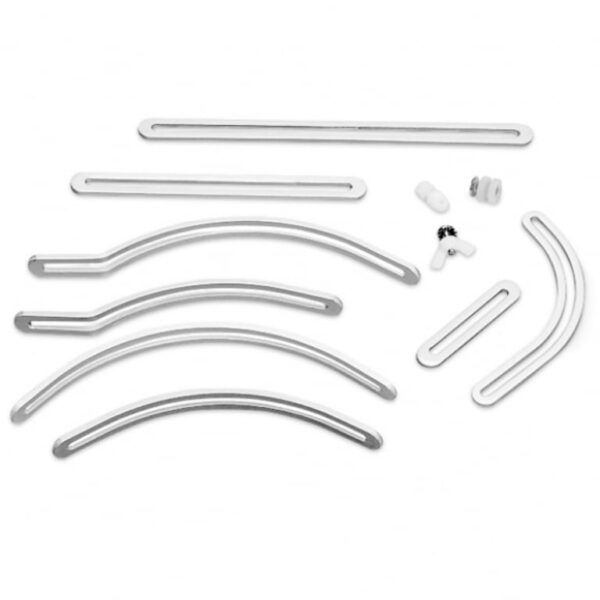 Curved 5" (13cm) 3 Curved Outrigger, 5" (13cm)